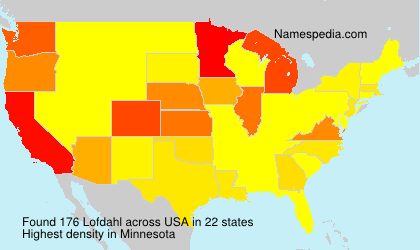 Surname Lofdahl in USA Surname Lofdahl in USA