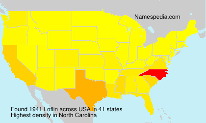 Surname Loflin in USA Surname Loflin in USA