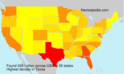 Surname Loften in USA Surname Loften in USA