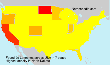 Surname Loftesnes in USA Surname Loftesnes in USA