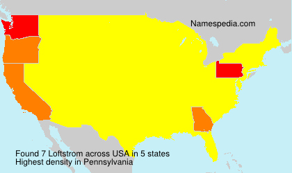 Surname Loftstrom in USA Surname Loftstrom in USA