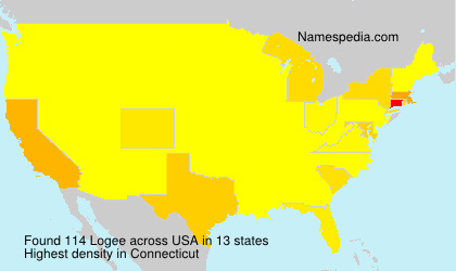 Surname Logee in USA Surname Logee in USA