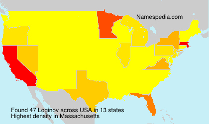 Surname Loginov in USA Surname Loginov in USA