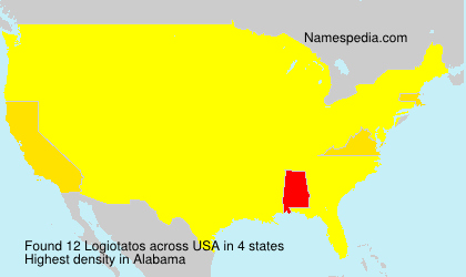 Surname Logiotatos in USA Surname Logiotatos in USA