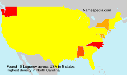 Surname Logunov in USA Surname Logunov in USA