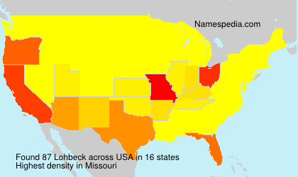 Surname Lohbeck in USA Surname Lohbeck in USA