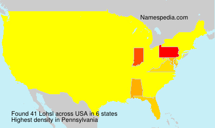 Surname Lohsl in USA Surname Lohsl in USA