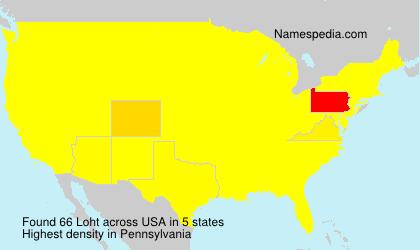 Surname Loht in USA Surname Loht in USA