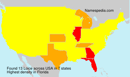 Surname Loice in USA Surname Loice in USA