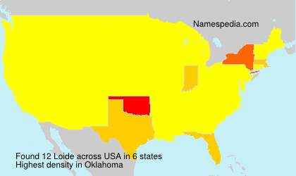 Surname Loide in USA Surname Loide in USA