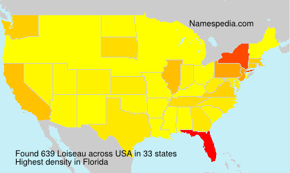 Surname Loiseau in USA Surname Loiseau in USA