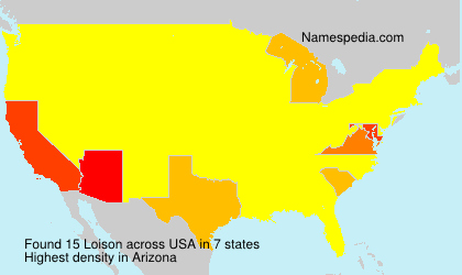Surname Loison in USA Surname Loison in USA