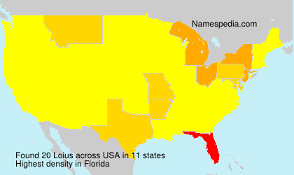 Surname Loius in USA Surname Loius in USA