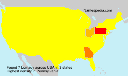 Surname Lomady in USA Surname Lomady in USA