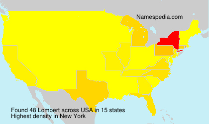 Surname Lombert in USA Surname Lombert in USA