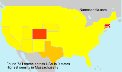 Surname Lomme in USA Surname Lomme in USA