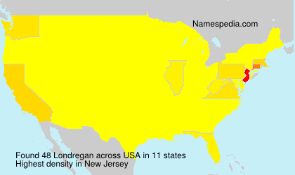 Surname Londregan in USA