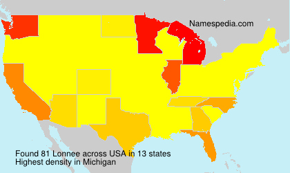 Surname Lonnee in USA Surname Lonnee in USA