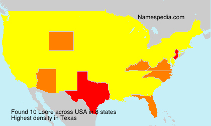 Surname Loore in USA