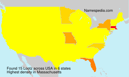 Surname Lootz in USA Surname Lootz in USA