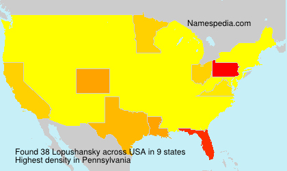 Surname Lopushansky in USA Surname Lopushansky in USA