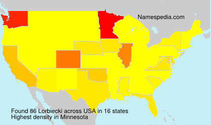 Surname Lorbiecki in USA Surname Lorbiecki in USA