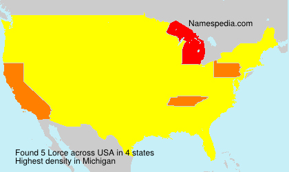 Surname Lorce in USA Surname Lorce in USA