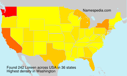 Surname Loreen in USA Surname Loreen in USA