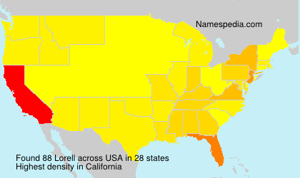 Surname Lorell in USA Surname Lorell in USA