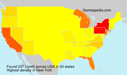 Surname Lorelli in USA Surname Lorelli in USA