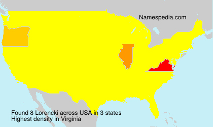 Surname Lorencki in USA Surname Lorencki in USA