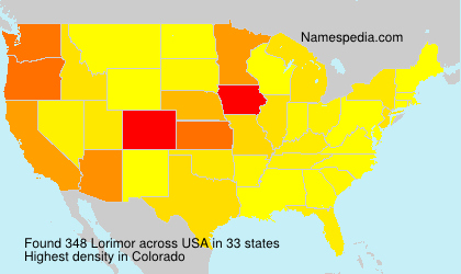 Surname Lorimor in USA Surname Lorimor in USA
