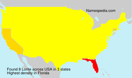 Surname Lorite in USA