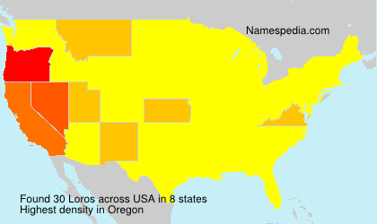 Surname Loros in USA Surname Loros in USA