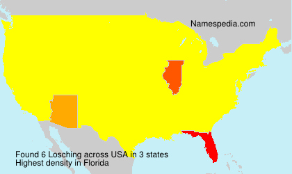 Surname Losching in USA Surname Losching in USA
