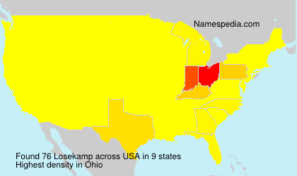 Surname Losekamp in USA Surname Losekamp in USA