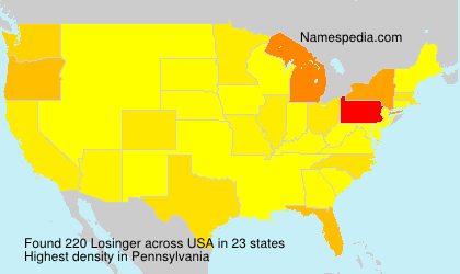 Surname Losinger in USA Surname Losinger in USA