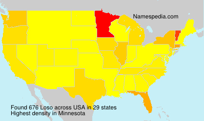 Surname Loso in USA Surname Loso in USA