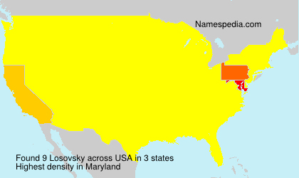 Surname Losovsky in USA Surname Losovsky in USA