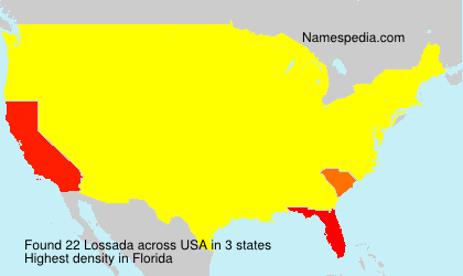 Surname Lossada in USA Surname Lossada in USA