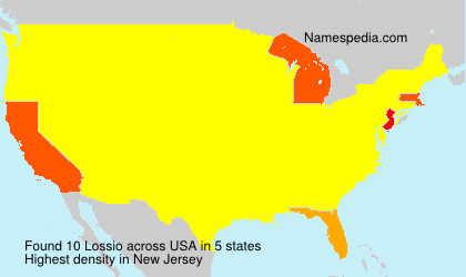 Surname Lossio in USA Surname Lossio in USA