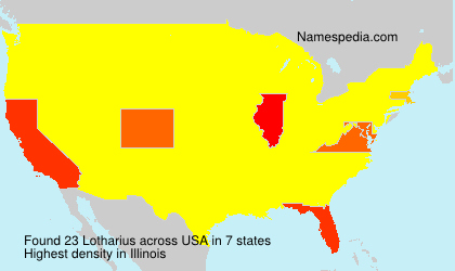 Surname Lotharius in USA Surname Lotharius in USA