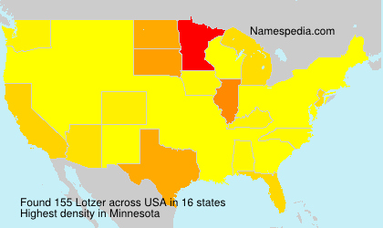 Surname Lotzer in USA Surname Lotzer in USA