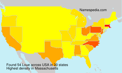 Surname Loue in USA Surname Loue in USA