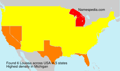 Surname Louissa in USA Surname Louissa in USA