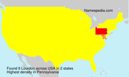 Surname Lourdon in USA Surname Lourdon in USA