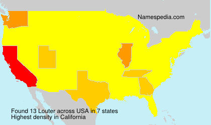 Surname Louter in USA Surname Louter in USA