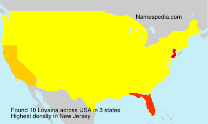 Surname Lovaina in USA Surname Lovaina in USA