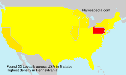 Surname Lovasik in USA Surname Lovasik in USA