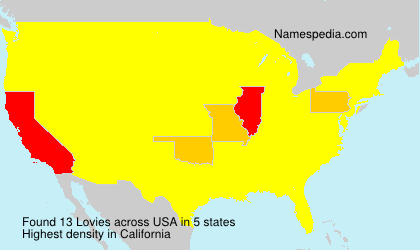 Surname Lovies in USA Surname Lovies in USA